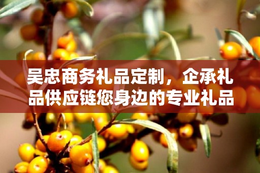 吴忠商务礼品定制，企承礼品供应链您身边的专业礼品定制公司